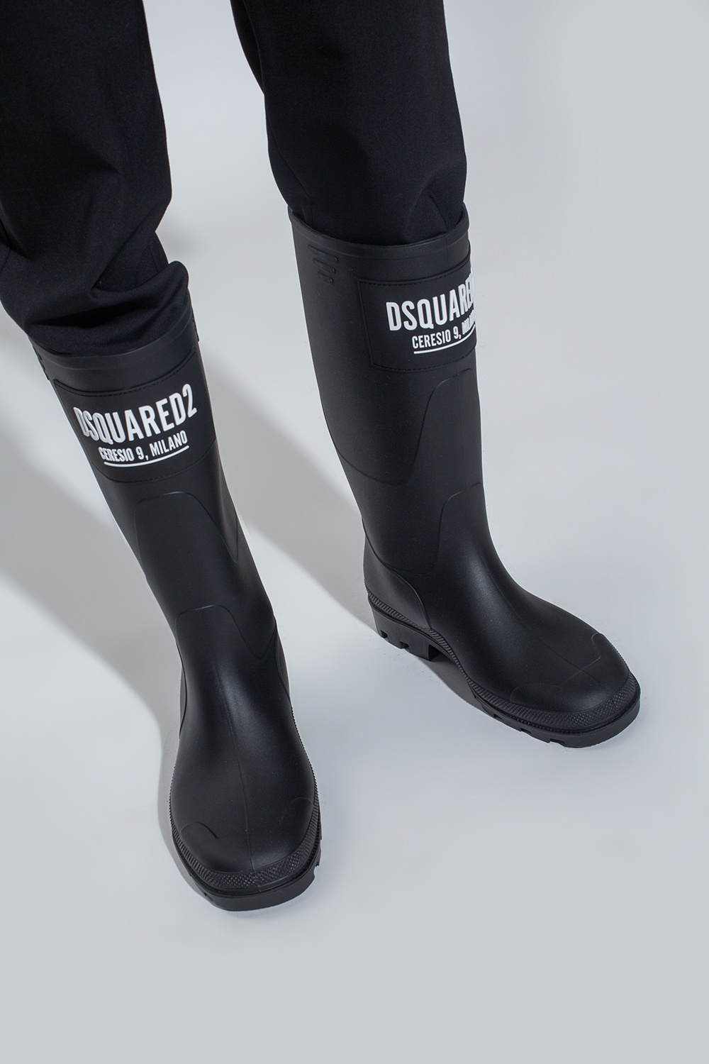 Dsquared2 Rain boots with logo | Men's Shoes | Vitkac